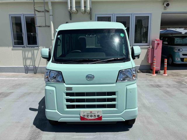 ハイゼットカーゴクルーズターボ保証１年間距離無制限付き　前席パワーウインドウ　アイドリングストップ　キーフリー　リヤ分割シート　コーナーセンサー　エアコン　オーバーヘッドシェルフ　誤発進抑制制御機能　スマートインナーミラー（東京都）の中古車