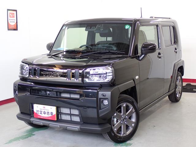 タフトＧターボ　ダーククロムベンチャー　ｅｃｏ　ＩＤＬＥ非装着車衝突被害軽減ブレーキ　横滑り防止装置　オートマチックハイビーム　ステアリングスイッチ　オートライト　キーフリーシステム　オートエアコン　バックカメラ　ディスプレイオーディオ　純正アルミホイール　マット（岐阜県）の中古車
