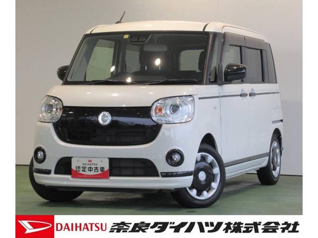 ムーヴキャンバスＧブラックアクセントＶＳ　ＳＡIII★６月フェア特選車★　パノラマモニター対応　両側電動スライドドア　片側シ−トヒ−タ−　プッシュボタンスタート　衝突被害軽減システム　オ−トハイビ−ム　アイドリングストップ機能　ＬＥＤヘッドライト（奈良県）の中古車