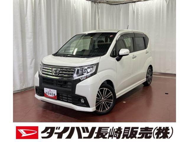 ムーヴカスタム　ＲＳ　ＳＡII下取車　ＳＤナビ　バックカメラ　ＴＶ　ＤＶＤ　ＥＴＣ　スマートキー　プッシュスタート　ターボ車　電動格納式ドアミラー　盗難防止システム　ＡＢＳ　ＬＥＤヘッドランプ　アイドリングストップ　オートライト（長崎県）の中古車