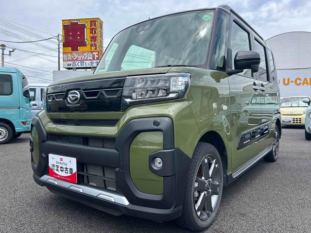 タントファンクロスターボ４ＷＤ　ターボ　インパネシフト　プッシュスタートスイッチ　カーナビ　電動パーキングブレーキ　電子カードキー　前後誤発進抑制機能　キーフリーシステム　オートマチックハイビーム　禁煙　ｂｌｕｅｔｏｏｔｈ（鹿児島県）の中古車
