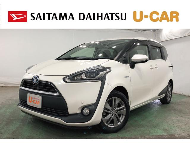 シエンタハイブリッドＧ　クエロ　車検整備付／走行距離４３１６５キロ１年保証距離無制限　走行距離４３１６５キロ　フルセグナビ　バックカメラ　ブルートゥース　純正カーペットマット　助手席エアバッグ　オートライト　ＬＥＤヘッドランプ　両側電動スライドドア　キーフリー（埼玉県）の中古車