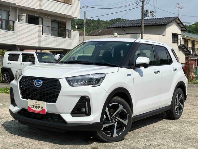 ロッキープレミアムＧ　ＨＥＶハイブリッド　スマートアシスト　パノラマモニター　全車速追従機能（ＡＣＣ）　シートヒーター　オートホールド機能　電動パーキングブレーキ　ナビ付き　ドライブレコーダー　プッシュボタンスタート（福島県）の中古車