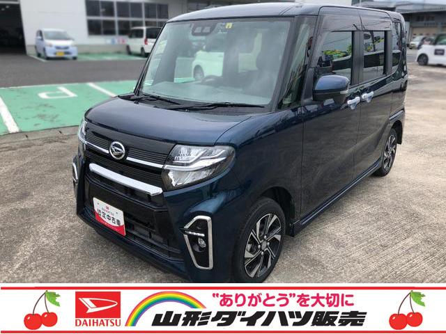 タントカスタムXセレクション 4WD 走行距離38000km・ナビ4WD スマートアシスト 14インチアルミホイール ステアリングスイッチ カーナビ パワースライドドア キーフリーシステム プッシュボタンスタート 電動パーキングブレーキ コーナーセンサー(山形県)の中古車