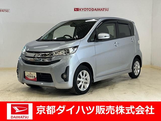 ｅＫカスタムＧ　２ＷＤ　ＣＶＴナビ　バックカメラ　フルセグチューナー　ブルートゥース対応　ＥＴＣ　社外ドライブレコーダー　プッシュボタンエンジンスタート　アルミホイール　オートエアコン　カーペットマット　バイザー　ＣＤ　ＡＢＳ（京都府）の中古車