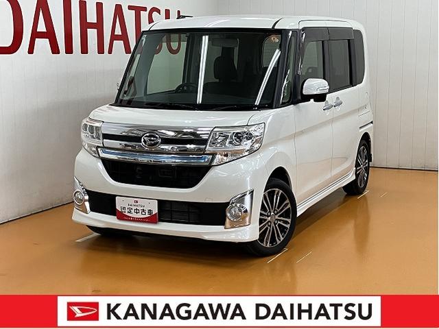 タントカスタムＲＳ　ＳＡスマアシ　ミラクルオープンドア　両側オートスライド　ステアリングスイッチ　ＵＳＢ接続端子　後席モニター　Ｐスタート　エコアイドル　横滑り防止機能　誤発進抑制機能　ＥＴＣ　キーフリー（神奈川県）の中古車