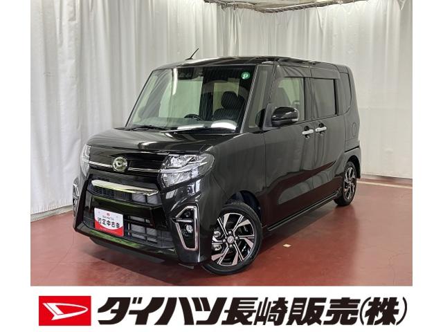 タントカスタムＸセレクション下取車　メモリーナビ　バックカメラ　ＴＶ　衝突被害軽減システム　ＬＥＤヘッドランプ　スマートキー　ドライブレコーダー　アイドリングストップ　ＥＴＣ　シートヒーター　車線逸脱警報　オートライト　ＤＶＤ（長崎県）の中古車