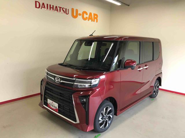 タントカスタムＸ４ＷＤ　オートエアコン／ライト　ＬＥＤヘッドライト／フォグランプ　運転席・助手席シートヒーター　両側電動スライドドア　チルトステアリング　運転席シートリフター　バックカメラ（秋田県）の中古車
