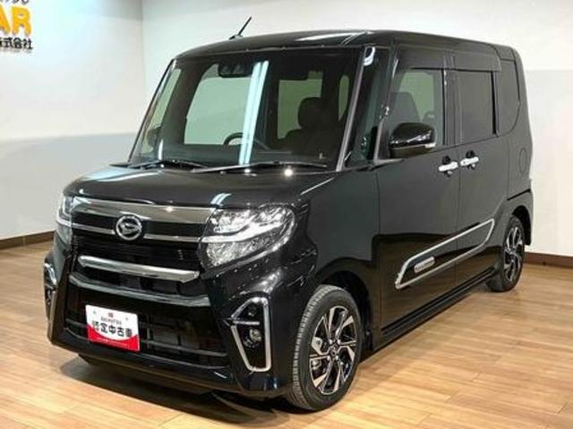 タントカスタムＸスタイルセレクションワンオーナー　ＬＥＤヘッドライト　ナビ　ドライブレコーダー　両側パワースライドドア　クリアランスソナー　前席シートヒーター　禁煙車　記録簿　認定中古車　レーンアシスト　　衝突回避支援システム搭載車（島根県）の中古車