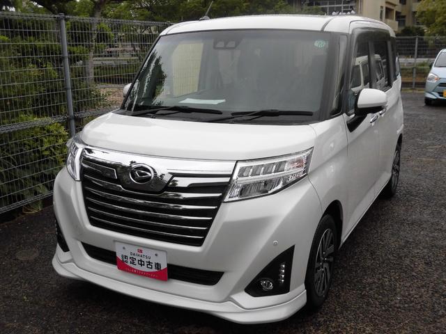 トールカスタムＧ　リミテッドII　ＳＡIIIワンオーナー　ＬＥＤヘッドライト　９インチナビ　パノラマモニター　後席モニター　ドライブレコーダー　クルーズコントロール　両側パワースライドドア　前席シートヒーター　クリアランスソナー　禁煙車（島根県）の中古車