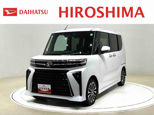 タントカスタムＲＳ　ナビゲーション　ドラレコ　ＥＴＣＬＥＤオートライト　パワースライドドアウェルカムオープン機能　電動パーキングブレーキ　運転席助手席シートヒーター　アルミホイール　キーフリーシステム　　オート電動格納式ドアミラー（広島県）の中古車