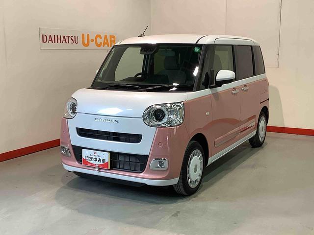 ムーヴキャンバスストライプスＧ【ダイハツ認定中古車・まごころ保証１年走行距離無制限保証】　　キーフリーシステム　ＬＥＤヘッドライト　ＬＥＤフォグランプ　オートエアコン　運転席・助手席電動スライドドア（栃木県）の中古車