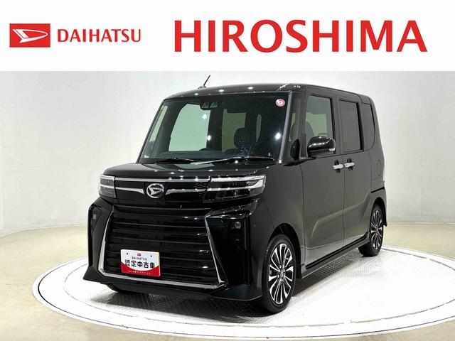 タントカスタムＲＳ　２ＷＤ　ＣＶＴ車　バックカメラミラクルオープンドア　キーフリーシステム　両側電動スライドドア　オート電動格納ドアミラー　運転席・助手席シートヒーター　ＬＥＤヘッドランプ＆フォグランプ　ＳＲＳサイドエアバッグ（広島県）の中古車