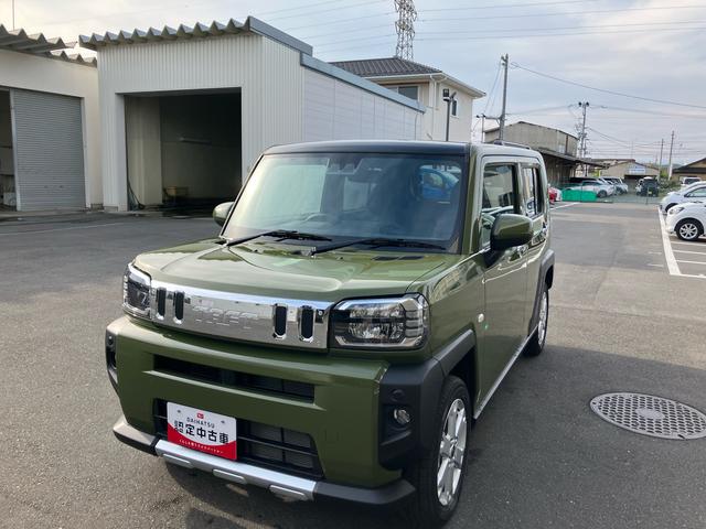 タフトＧ　クロムベンチャー４ＷＤ　６６０ｃｃ　スカイフィールトップ　衝突被害軽減ブレーキ　横滑り防止装置　ＡＢＳ　アイドリングストップ　プッシュボタンスタート　スマートキー　シートヒーター　オートエアコン　届出済未使用車（福島県）の中古車