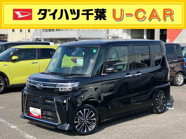 タントカスタムＲＳターボエンジン　１５インチアルミ　バックカメラ　両側電動スライドドア　シートヒーター　電動駐車ブレーキ　ＬＥＤライト＆フォグ　上下２段調節式デッキボード　コーナーセンサー　衝突被害軽減ブレーキ（千葉県）の中古車