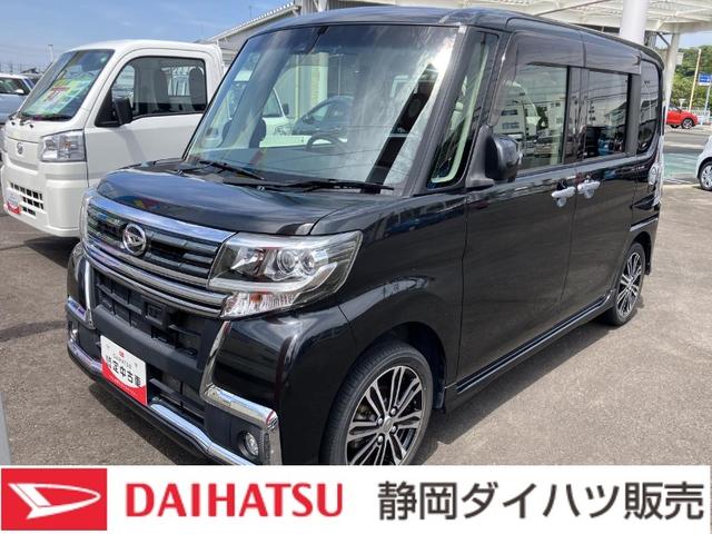 タントカスタムＲＳ　トップエディションＳＡII１５インチアルミホイール　大型エアロバンパー　ＬＥＤヘッドランプ　オート格納式カラードドアミラー　本革巻ステアリングホイール　両側パワースライドドア（静岡県）の中古車