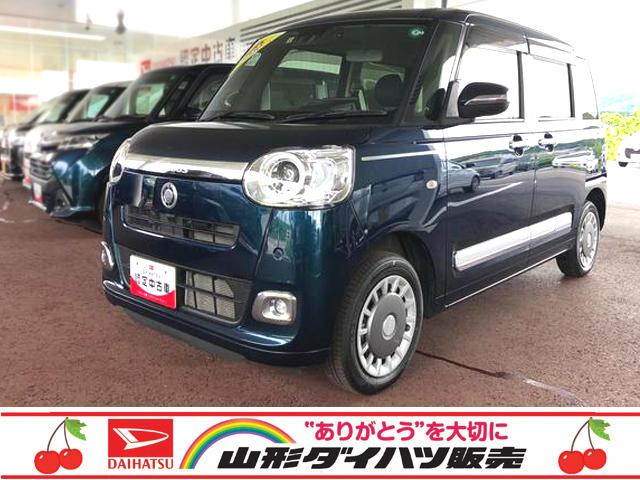 ムーヴキャンバスセオリーＧターボ　走行４１０００ｋｍ・ディスプレイオーディオ４ＷＤ　スマートアシスト　ディスプレイオーディオ　キーフリーシステム　プッシュボタンスタート　ステアリングスイッチ　フルホイールキャップ　オートエアコン　スライドドア（山形県）の中古車