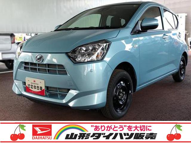 ミライースＸ　ＳＡIII　４ＷＤ　走行距離３０００ｋｍ４ＷＤ　純正ナビ装着用アップグレードパック　スマートアシスト　マニュアルエアコン　コーナーセンサー　スチールホイール（山形県）の中古車