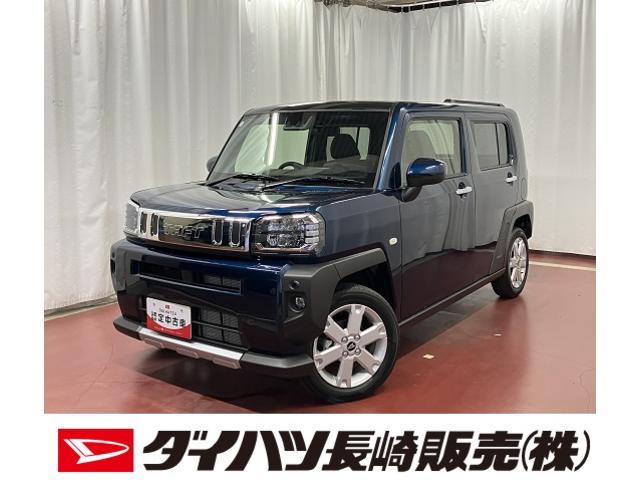 タフトＧ　クロムベンチャー届出済未使用車　元展示車　サンル−フ　衝突被害軽減システム　電動格納式ドアミラー　禁煙　アイドリングストップ　ＬＥＤヘッドランプ　オートハイビーム　シ−トヒ−タ−　セキュリティアラーム　オートライト（長崎県）の中古車