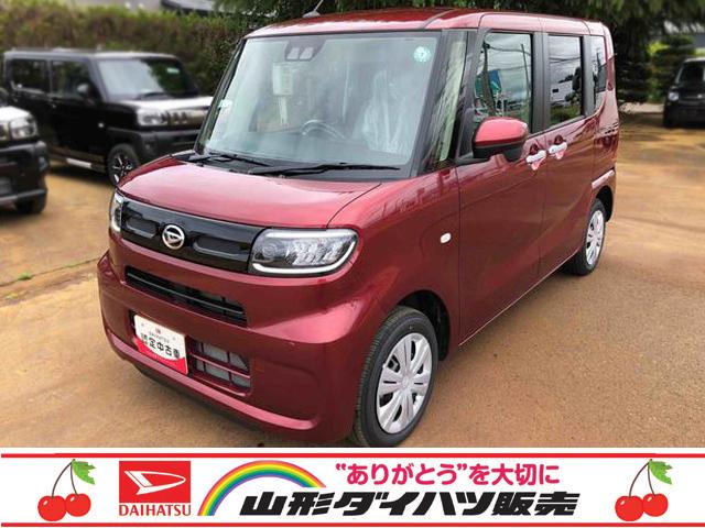 タントＸ　４ＷＤ　走行距離４２９０ｋｍ４ＷＤ　スマートアシスト　純正ナビ装着用アップグレードパック　プッシュボタンスタート　キーフリーシステム　オートエアコン　ステアリングスイッチ　電動パーキングブレーキ　１４インチフルホイールキャップ（山形県）の中古車