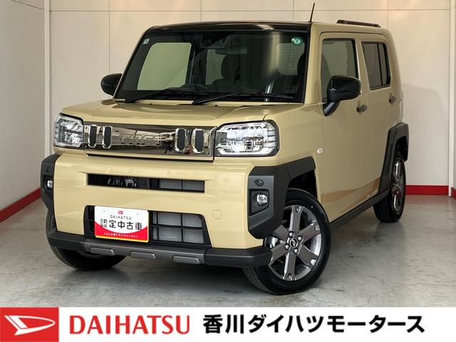 タフトＧターボ　ダーククロムベンチャーワンオーナー　バックモニター対応カメラ　アダプティブクルーズコントロール　電動パーキングブレーキ　オートブレーキホールド　運転席・助手席シートヒーター　ＬＥＤヘッドランプ　純正１５インチアルミホイール（香川県）の中古車