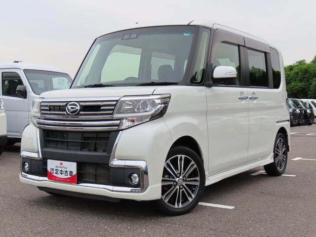 タントカスタムＲＳ　トップエディションＳＡIII２ＷＤ　ＣＶＴ　６６０ｃｃ　ターボ　ナビ　バックモニター　ＥＴＣ車載器　衝突被害軽減ブレーキ　横滑り防止装置　ＡＢＳ　アイドリングストップ　プッシュボタンスタート　両側電動スライドドア（福島県）の中古車
