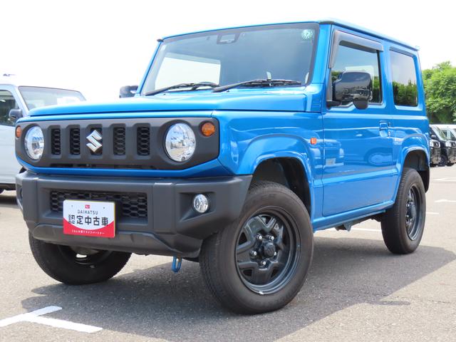 ジムニーXLパートタイム4WD(高低二段切替式) フロア4AT 660cc デュアルセンサーブレーキサポート サイド・カーテンシールドエアバッグ ナビ 前後ドライブレコーダー ETC車載器 シートヒーター(福島県)の中古車