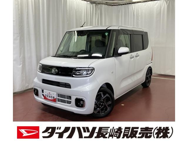 タントＸ下取車　ナビ　ドラレコ　バックカメラ　ＴＶ　ブルートゥース　アイドリングストップ　衝突被害軽減システム　ＤＶＤ　スマートキー　プッシュスタート　電動格納式ドアミラー　衝突安全ボディ　シ−トヒ−タ−（長崎県）の中古車