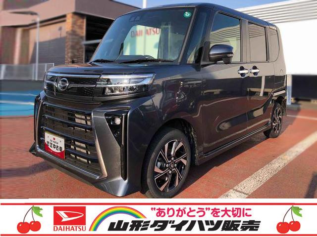 タントカスタムＸ　４ＷＤ　走行距離９１７３ｋｍ４ＷＤ　スマートアシスト　オートエアコン　キーフリーシステム　プッシュボタンスタート　電動パーキングブレーキ　ステアリングスイッチ（山形県）の中古車