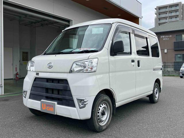 ハイゼットカーゴＤＸ四駆　ナビ＆ＴＶ　スライドドア　ＡＢＳ　運転席エアバッグ　禁煙　点検記録簿　アイドリングＳＴＯＰ　ＤＶＤ　キーレスリモコン（山口県）の中古車
