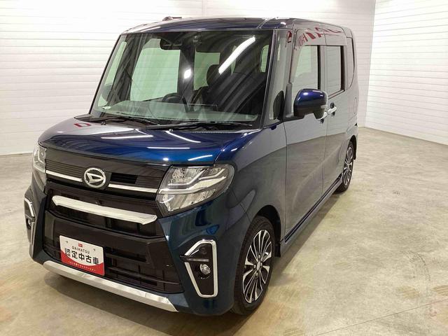タントカスタムＲＳセレクションターボエンジン　インパネシフト　電子カードキー　プッシュスタートスイッチ　カーナビ　　バックモニター　車線維持支援システム　オートハイビーム　エアバック　ＡＢＳ　アルミホイール　前後ブレーキサポート（鹿児島県）の中古車