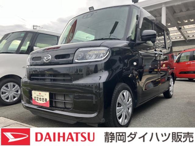 タントＸターボ１４インチフルホイールキャップ　フルＬＥＤヘッドランプ　オート格納式カラードドアミラー　左側パワースライドドア　ＴＦＴカラーマルチインフォメーションディスプレイ　フルファブリックシート（静岡県）の中古車