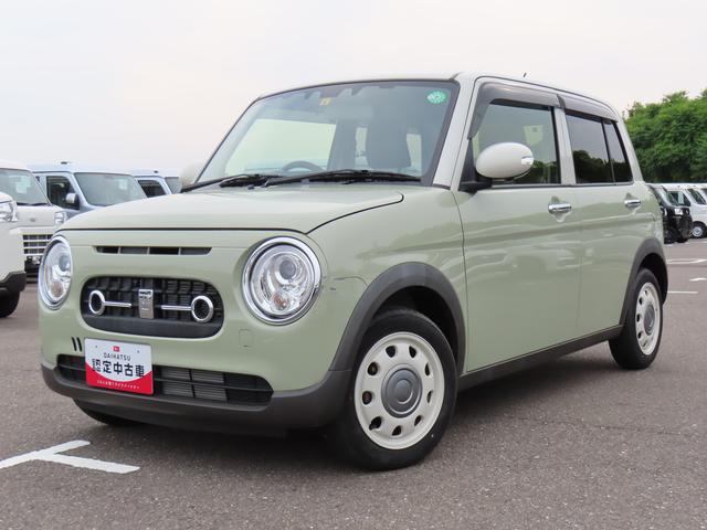 アルトラパンＬＣＸ２ＷＤ　ＣＶＴ　６６０ｃｃ　デュアルカメラブレーキサポート　カーナビ　全方位モニター　運転席・助手席エアバッグ　アイドリングストップ　プッシュボタンスタート　前席シートヒーター　木目調パネル（福島県）の中古車