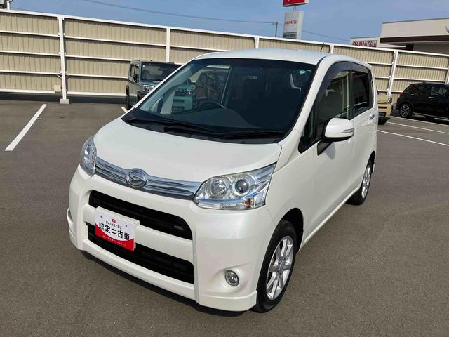 ムーヴカスタム　Ｘ２ＷＤ　ＣＶＴ　６６０ｃｃ　ＡＢＳ　運転席・助手席エアバッグ　アイドリングストップ　プッシュボタンスタート　オートエアコン　ベンチシート　スマートキー　車検整備付　ワンオーナー車（福島県）の中古車
