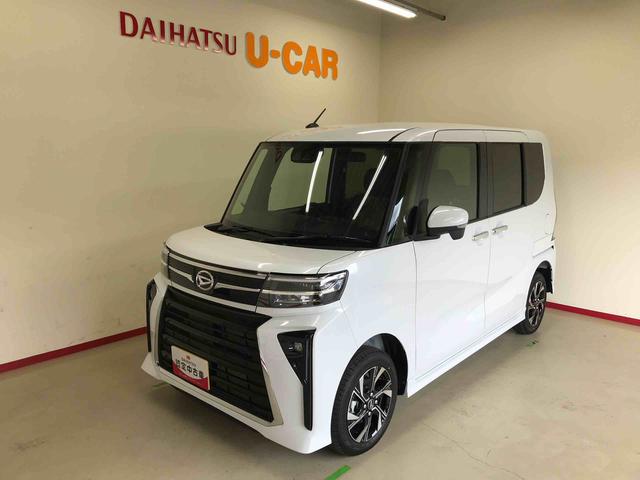 タントカスタムＸ４ＷＤ、オートエアコン、オートライト、オートハイビーム、ＬＥＤヘッドランプ、ＬＥＤフォグランプ、両側電動スライドドア、運転席・助手席シートヒーター、チルトステアリング、運転席シートリフター（秋田県）の中古車