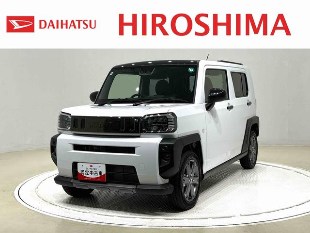 タフトＧターボ　ダーククロムベンチャー純正ナビ装着用アップグレードパック　運転席・助手席シートヒーター　本革巻ステアリングホイール　本革巻シフトレバー　リバース連動リヤワイパー　運転席シートリフター　チルトステアリング　キーフリー（広島県）の中古車