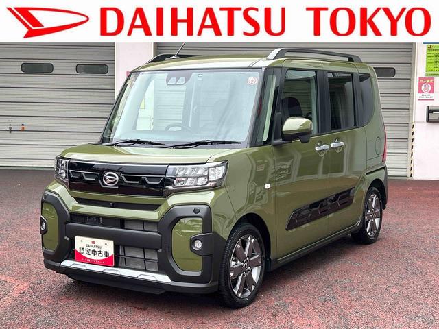 タントファンクロスターボ　ディスプレイオーディオ　ＥＴＣ　ドラレコ保証　新車保証・まごころ保証　１年間・走行距離無制限付き　スマホ連携９インチディスプレイオーディオ　ＥＴＣ車載器　ドライブレコーダー　パノラマモニター　両側電動スライドドア　前席シートヒーター（東京都）の中古車