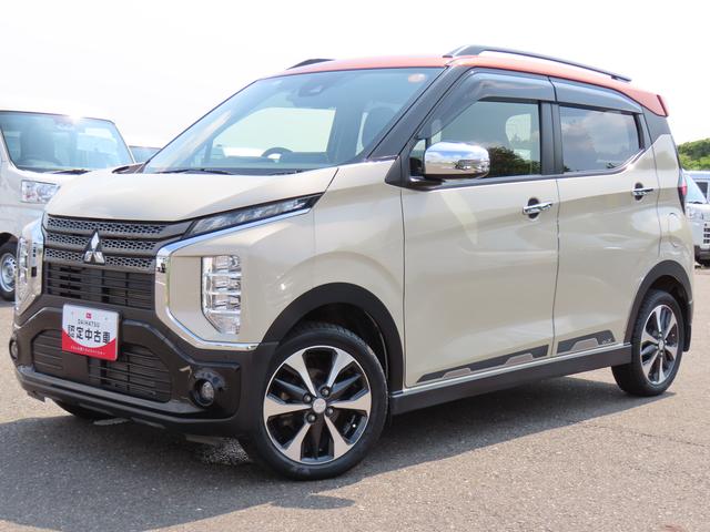 ｅＫクロスＴ４ＷＤ　ＣＶＴ　６６０ｃｃ　ターボ　ハイブリッド　カーナビ　全方位モニター　ＥＴＣ車載器　衝突被害軽減ブレーキ　ＡＢＳ　運転席・助手席エアバッグ　　オートエアコン　フロントフォグランプ（福島県）の中古車