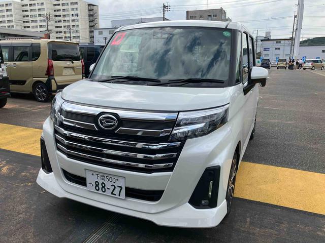 トールカスタムＧ　ターボワンオーナー車　アルミ　ＴＶ　キーフリーシステム　ターボエンジン　記録簿　スマートキー　ＡＢＳ　エアバッグ（山口県）の中古車