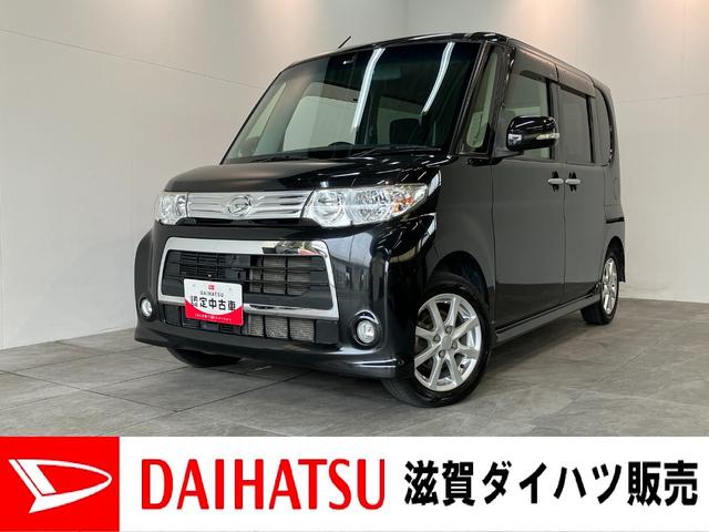 タントカスタムＸ　４ＷＤ　左側電動スライドドア　車検整備付４ＷＤ　ＨＩＤライト　スマートキー　左側電動スライドドア　ベンチシート　ＣＤステレオ　ＵＳＢ（滋賀県）の中古車