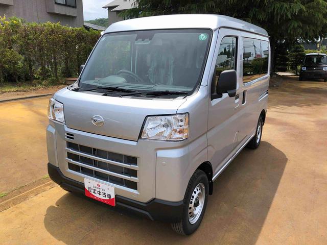 ハイゼットカーゴＤＸ　４ＷＤ　走行距離３０００ｋｍ・ＡＭ／ＦＭラジオ４ＷＤ　スマートアシスト　マニュアルエアコン　コーナーセンサー　ＡＭ／ＦＭラジオ　１２Ｖ電源　キーレスエントリー（山形県）の中古車