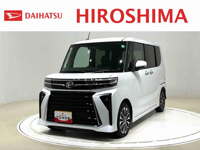 タントカスタムＲＳ　バックカメラ　電動スライドドア　シートヒーターＬＥＤオートライト　パワースライドドアウェルカムオープン機能　オート電動格納式ドアミラー　助手席ロングスライド　助手席イージークローザー　アルミホイール　キーフリーシステム（広島県）の中古車