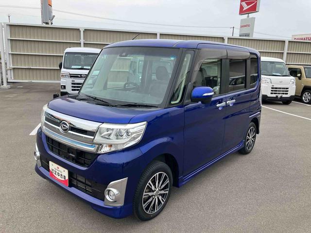 タントカスタムX トップエディションSAII2WD CVT 660cc 両側スライドドア ナビ オートエアコン 衝突被害軽減ブレーキ 横滑り防止装置 ABS アイドリングストップ プッシュボタンスタート スマートキー ワンオーナー車(福島県)の中古車