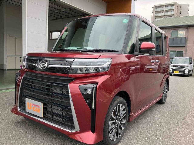 タントカスタムＲＳ　パノラマモニター　シートヒーターＬＥＤライト　バックカメラ付き　サイドカメラ　フロントカメラ　シートヒータ　オートハイビーム　全方向カメラ　ベンチシート　衝突安全ボディ　キーフリー　ｅｃｏＩＤＬＥ　タ−ボ（山口県）の中古車