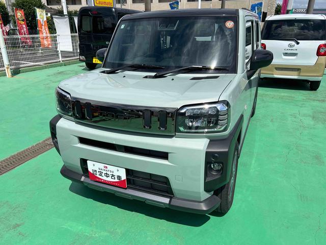 タフトＧ　ダーククロムベンチャーオーディオレス　バックカメラ　全車速追従機能付きオートクルーズ　プッシュボタンスタート　オートライト　ＬＥＤヘッドライト　ＬＥＤフォグランプ　電子パーキング　スカイフィールトップ　衝突回避支援システム（鹿児島県）の中古車