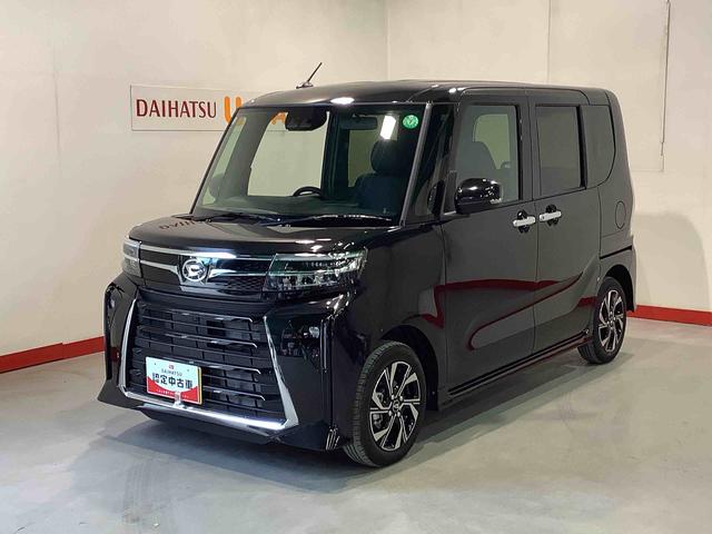 タントカスタムＸダイハツ認定中古車・まごころ保証１年走行距離無制限保証付　ＬＥＤヘッドライト　フォグランプ　キーフリーシステム　両側電動スライドドア（栃木県）の中古車