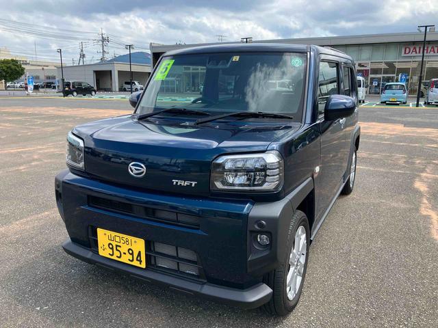 タフトＧスマートキー　キーフリーシステム　アルミホイール　点検記録簿　エアーバッグ　ＡＢＳ　スタイリッシュガラスルーフ（山口県）の中古車