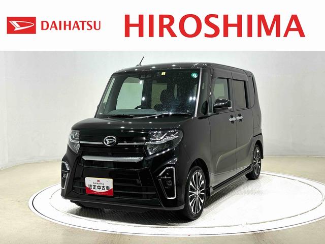 タントカスタムＲＳセレクション　　純正ナビ・ドラレコ前後　　ＥＴＣＬＥＤオートライト　パワースライドドアウェルカムオープン機能　電動パーキングブレーキ　運転席助手席シートヒーター　アルミホイール　キーフリーシステム　　オート電動格納式ドアミラー（広島県）の中古車