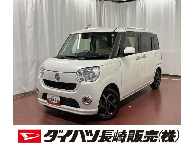 ムーヴキャンバスＬ　ＳＡIII下取車　ＳＤナビ　ＥＴＣ　衝突被害軽減システム　電動格納ドアミラー　横滑防止　ＴＶ　車線逸脱警報装置　アイドリングストップ　記録簿　ベンチシート　オートマチックハイビーム　衝突安全ボディ　ＤＶＤ再生（長崎県）の中古車