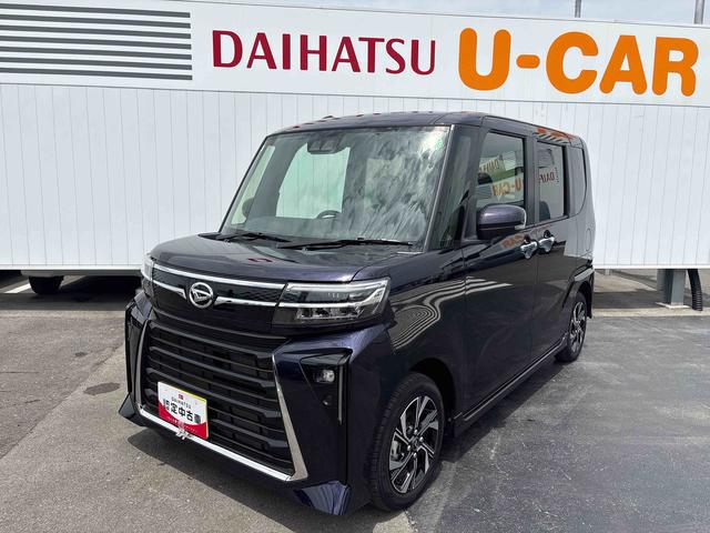 タントカスタムＸキーフリーシステム　純正アルミホイール　ＬＥＤヘッドライト　フォグランプ　両側電動スライドドア　栃木ダイハツの認定中古車は全車１年走行距離無制限保証付き！！（栃木県）の中古車